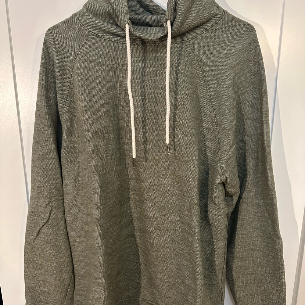Express Gray Pullover Hoodie Sweatshirt